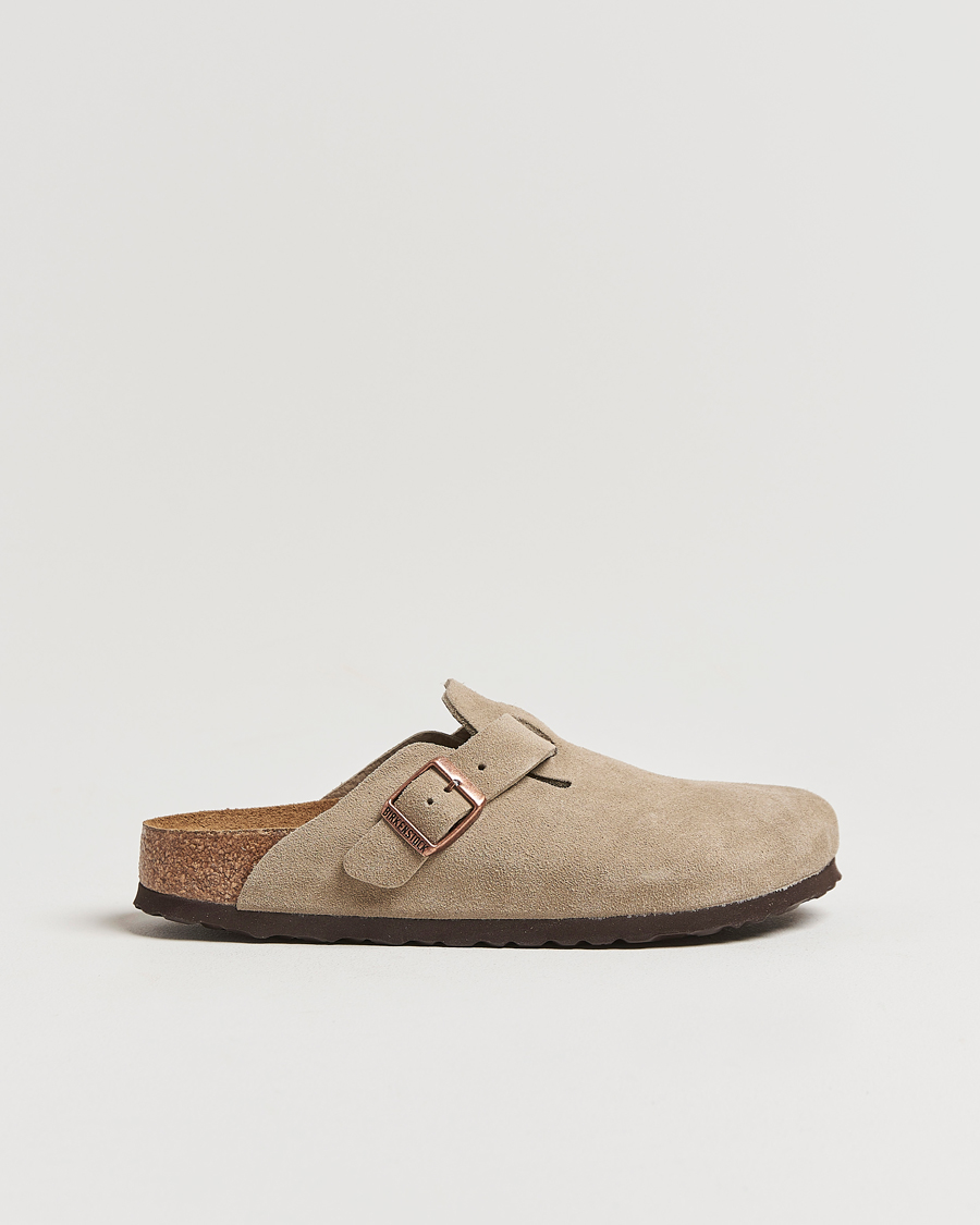 Hombres | Sandalias y chanclas | BIRKENSTOCK | Woman Boston Soft Footbed Taupe Suede