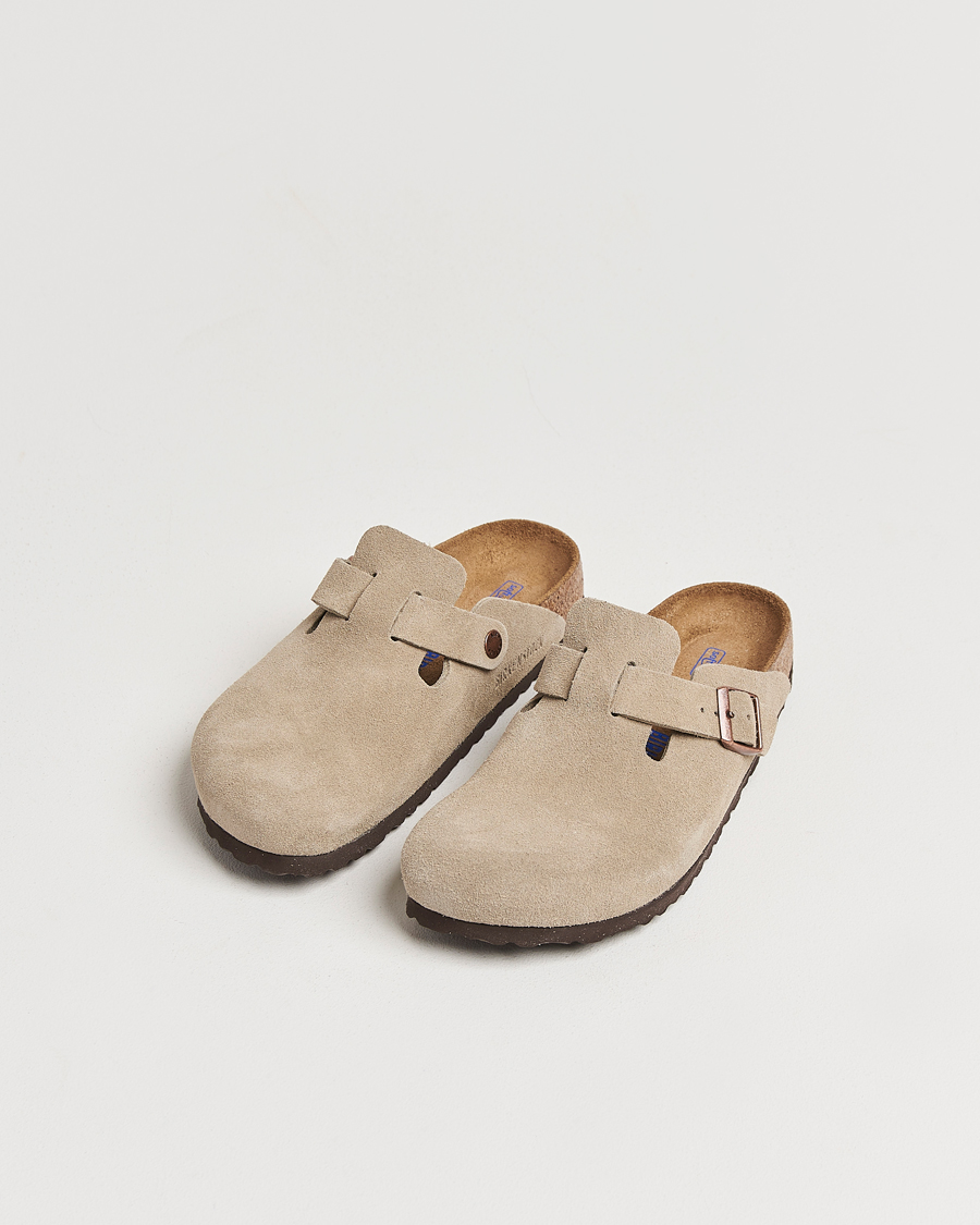 Hombres | Sandalias y chanclas | BIRKENSTOCK | Woman Boston Soft Footbed Taupe Suede