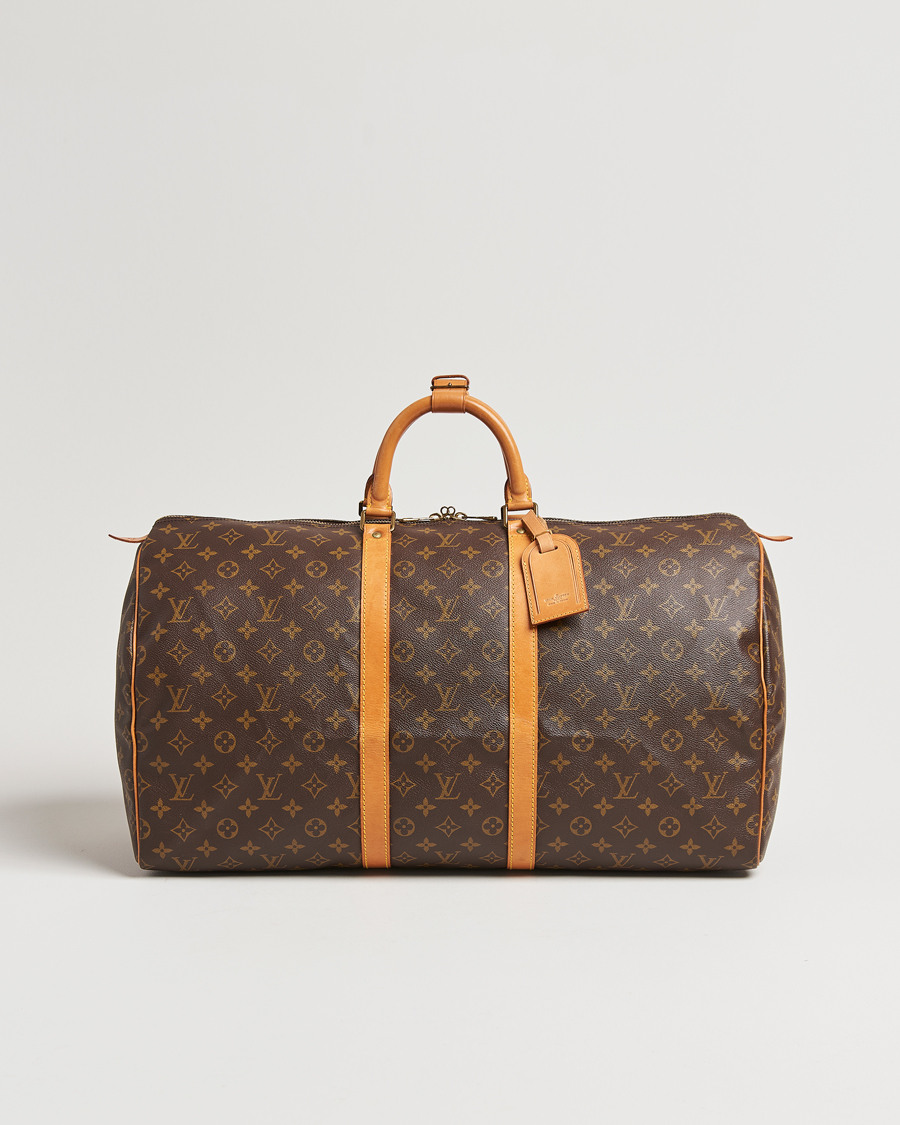 Hombres | Louis Vuitton Pre-Owned Keepall 55 Bag Monogram | Louis Vuitton Pre-Owned | Keepall 55 Bag Monogram