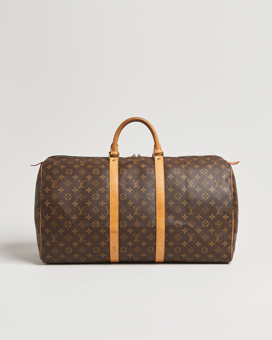 Hombres | Louis Vuitton Pre-Owned Keepall 55 Bag Monogram | Louis Vuitton Pre-Owned | Keepall 55 Bag Monogram
