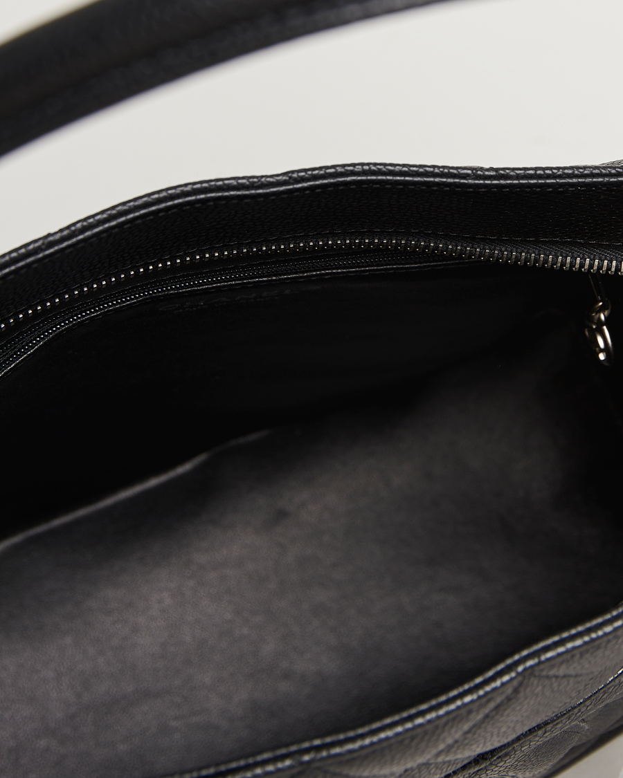 Hombres | Chanel Pre-Owned Médallion Tote Bag Black Caviar | Chanel Pre-Owned | Médallion Tote Bag Black Caviar