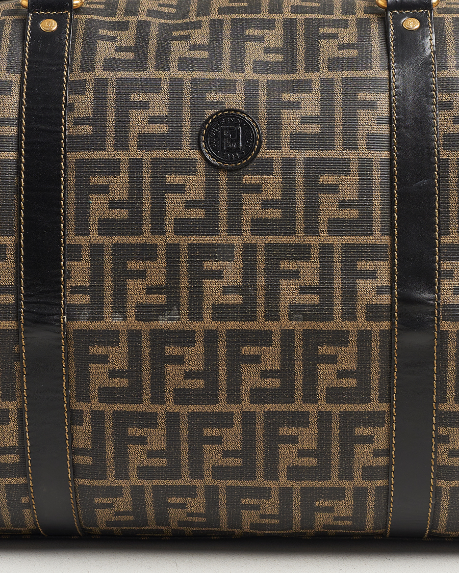 Hombres | Fendi Pre-Owned Boston Duffle Bag Zucca Pattern | Fendi Pre-Owned | Boston Duffle Bag Zucca Pattern