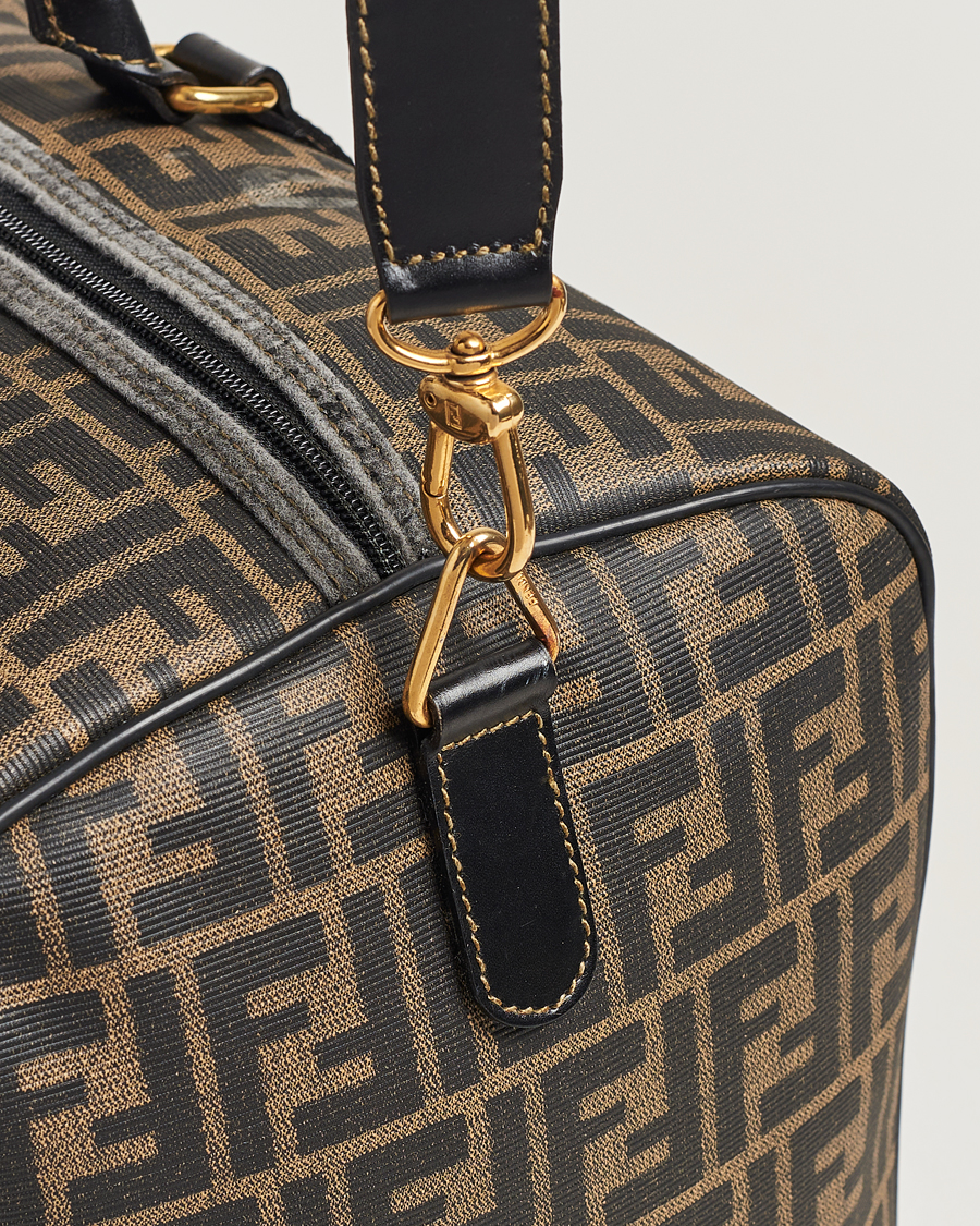 Hombres | Fendi Pre-Owned Boston Duffle Bag Zucca Pattern | Fendi Pre-Owned | Boston Duffle Bag Zucca Pattern