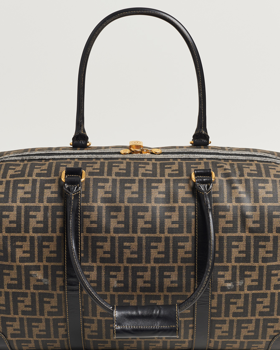 Hombres | Fendi Pre-Owned Boston Duffle Bag Zucca Pattern | Fendi Pre-Owned | Boston Duffle Bag Zucca Pattern
