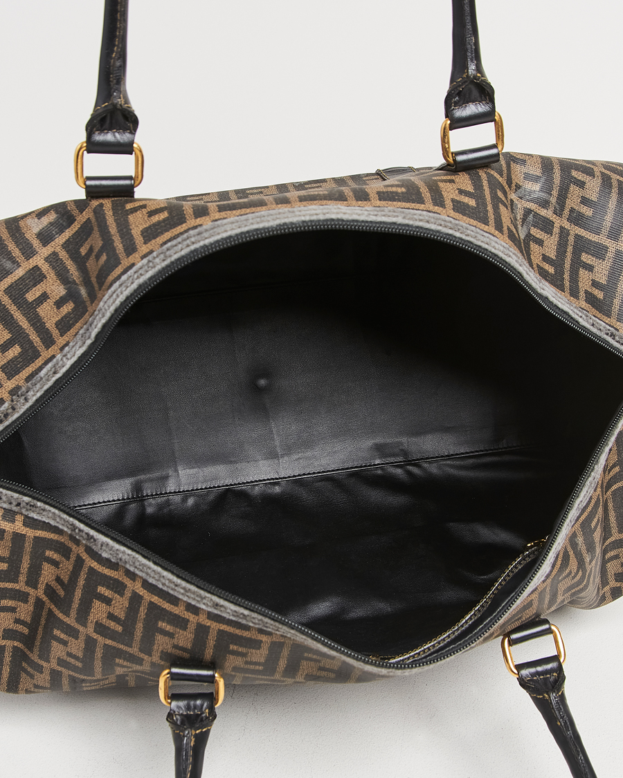 Hombres | Fendi Pre-Owned Boston Duffle Bag Zucca Pattern | Fendi Pre-Owned | Boston Duffle Bag Zucca Pattern