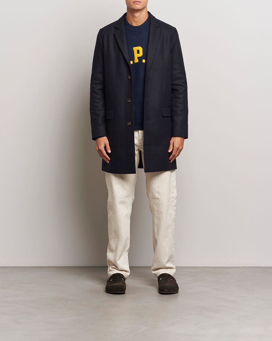 Hombres | Abrigos y chaquetas | A.P.C. | Visconti Wool/Cashmere Coat Dark Blue