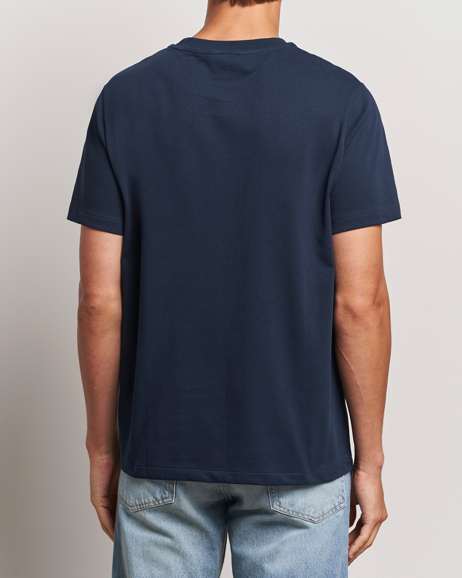 Hombres | Camisetas | A.P.C. | Rue Madame T-Shirt Dark Navy/Ecru