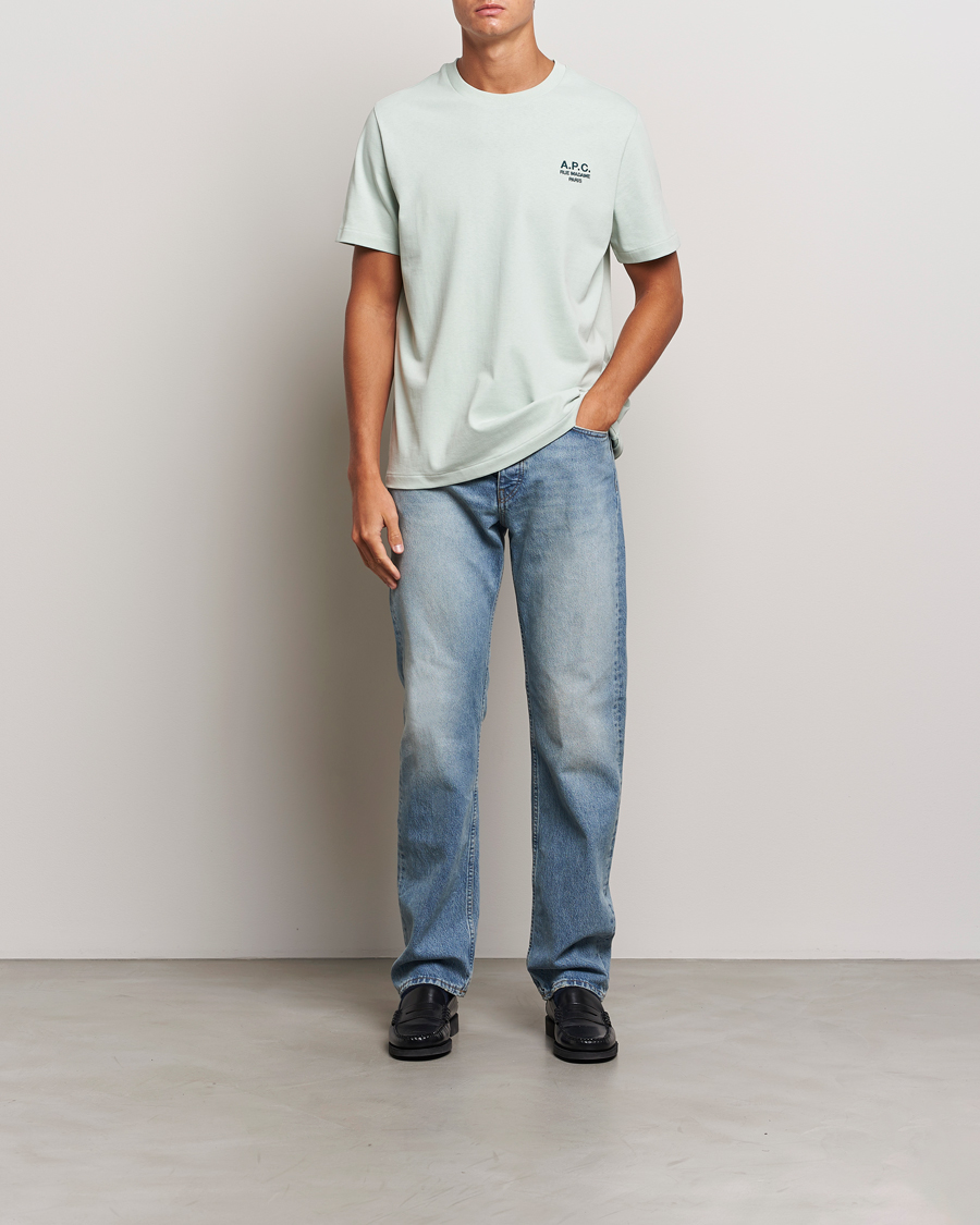 Hombres | Camisetas | A.P.C. | Rue Madame T-Shirt Light Green