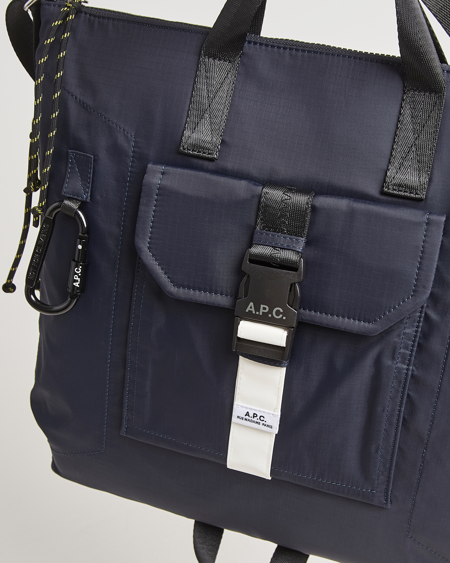 Hombres | A.P.C. Trek Tote Dark Navy | A.P.C. | Trek Tote Dark Navy