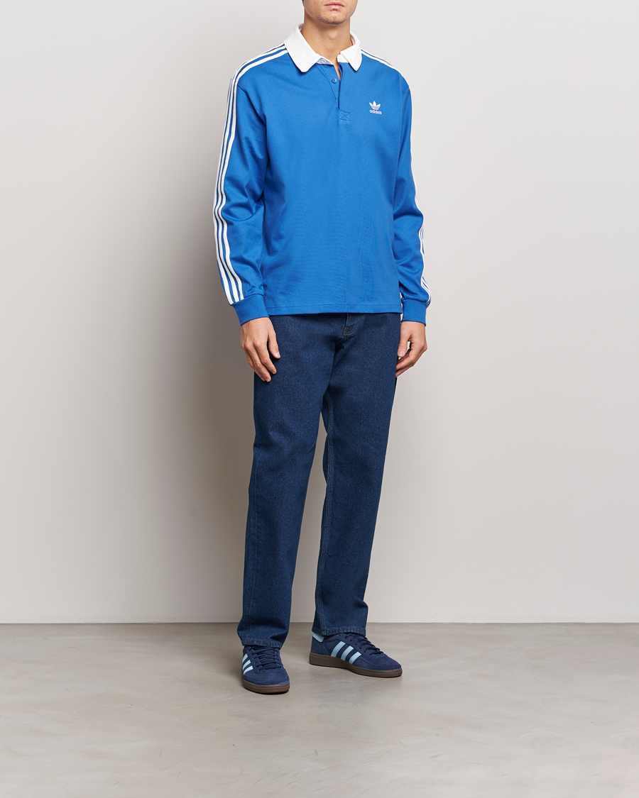 Hombres | Jerséis y prendas de punto | adidas Originals | Rugby Polo Blue