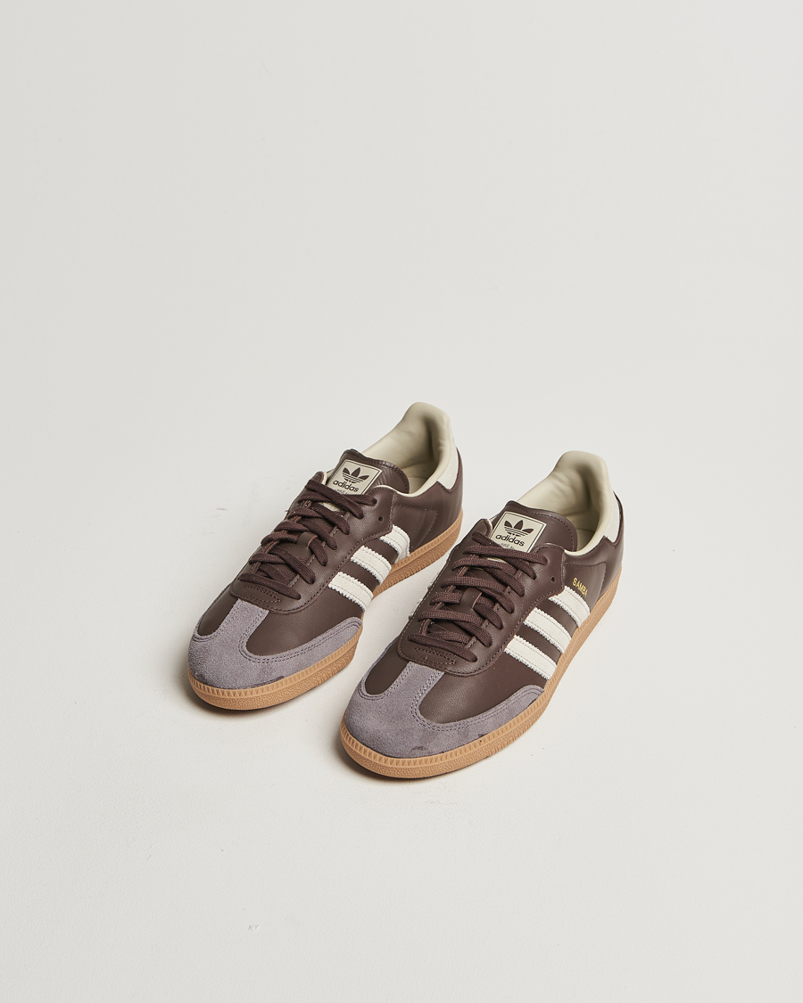 Hombres | Zapatillas | adidas Originals | Samba OG Sneaker Dark Brown/Beige