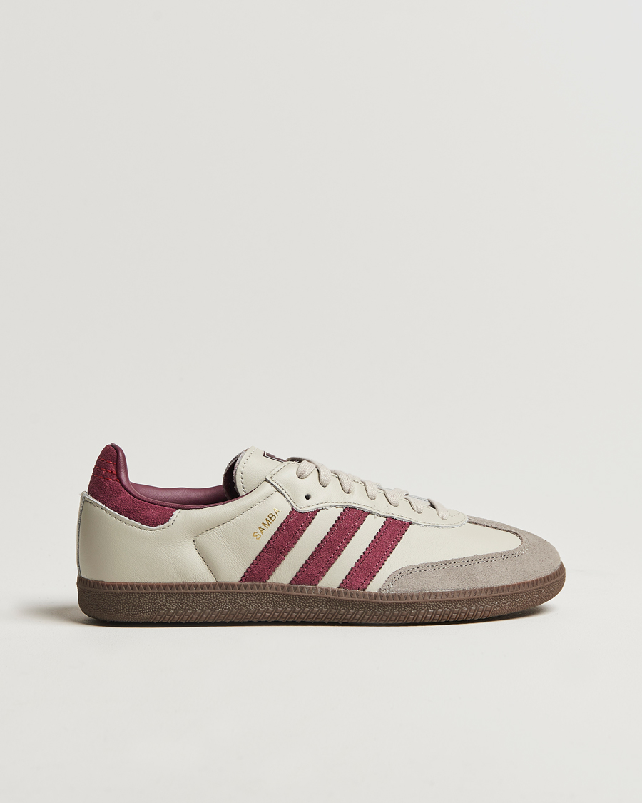 Hombres | adidas Originals Samba Original Sneaker Beige/Wine | adidas Originals | Samba Original Sneaker Beige/Wine