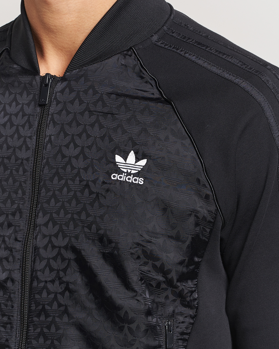 Hombres | Jerséis y prendas de punto | adidas Originals | Monogram Track Jacket Black