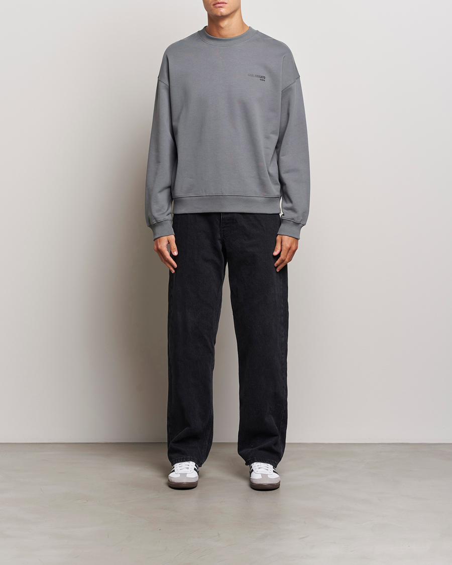 Hombres | Jerséis y prendas de punto | Axel Arigato | Spade Sweatshirt Washed Steel