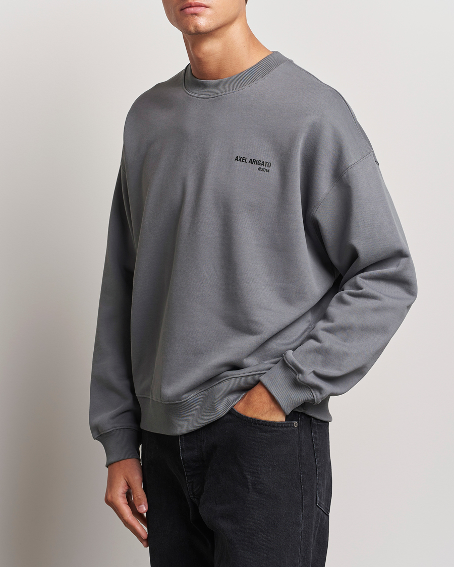 Hombres | Jerséis y prendas de punto | Axel Arigato | Spade Sweatshirt Washed Steel