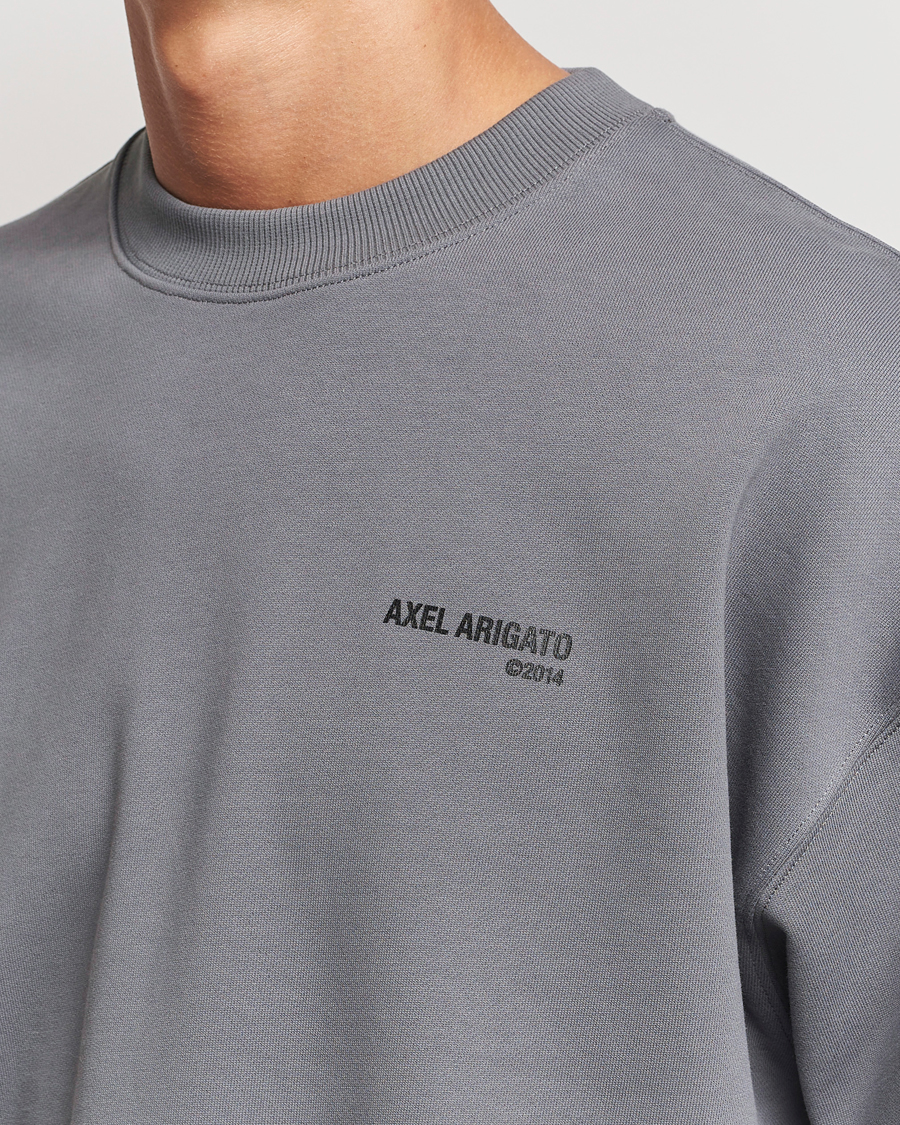 Hombres | Jerséis y prendas de punto | Axel Arigato | Spade Sweatshirt Washed Steel