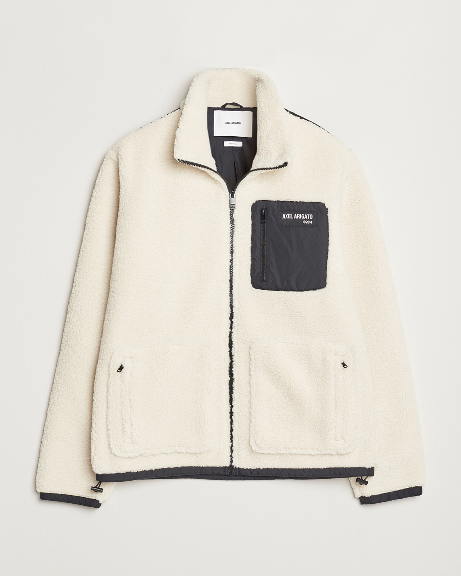 Hombres | Jerséis y prendas de punto | Axel Arigato | Billie Fleece Jacket Ecru