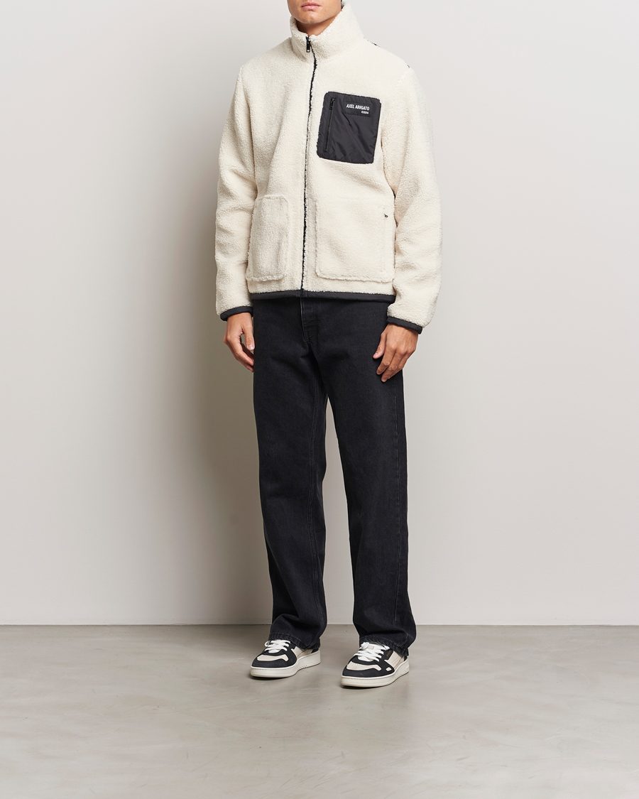Hombres | Jerséis y prendas de punto | Axel Arigato | Billie Fleece Jacket Ecru