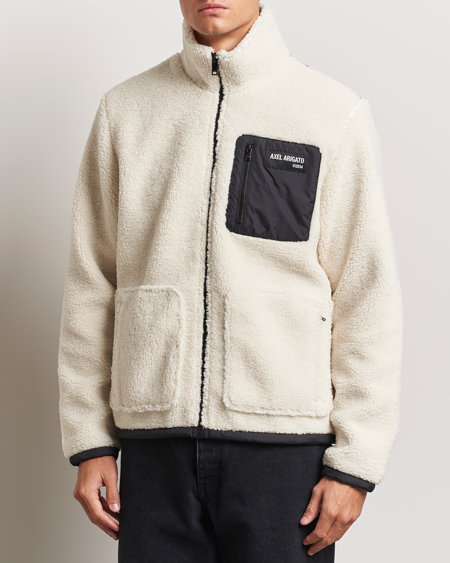 Hombres | Jerséis y prendas de punto | Axel Arigato | Billie Fleece Jacket Ecru