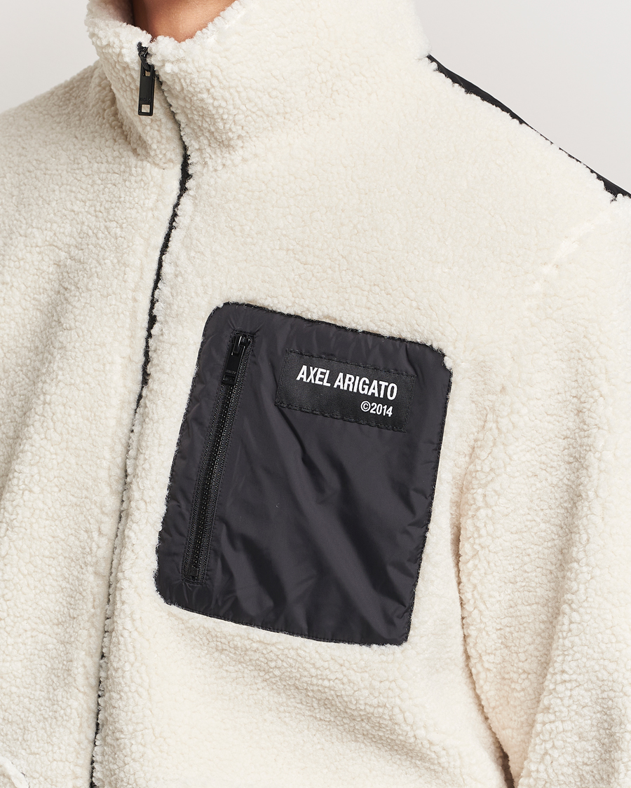 Hombres | Jerséis y prendas de punto | Axel Arigato | Billie Fleece Jacket Ecru