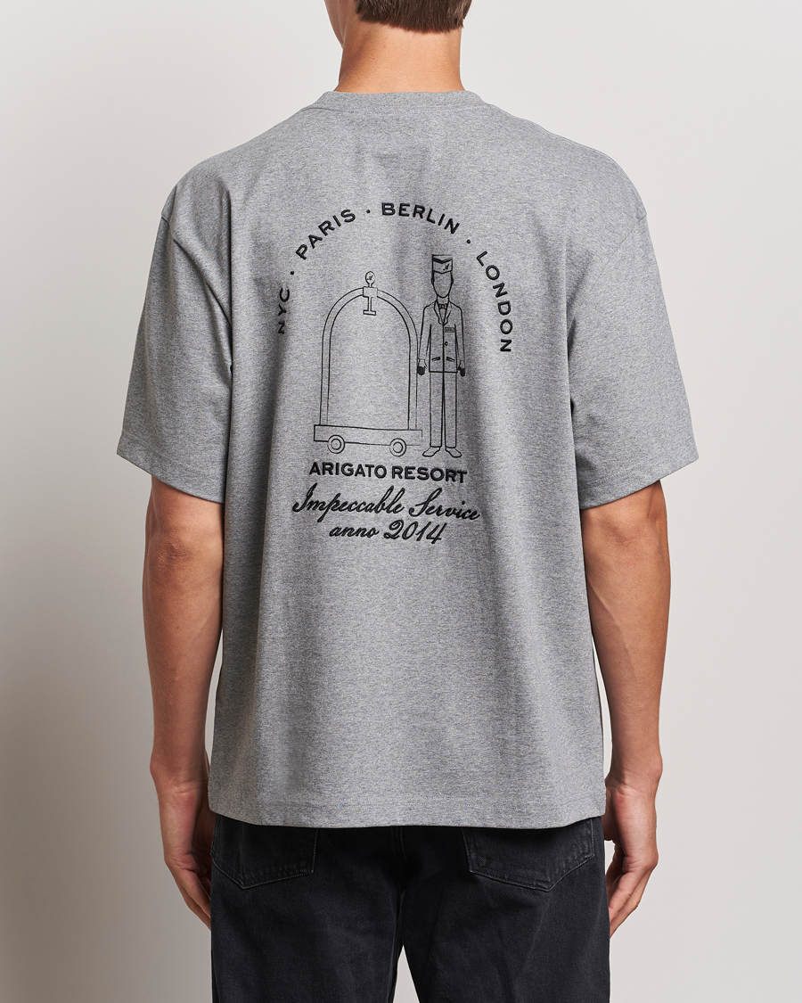 Hombres | Camisetas | Axel Arigato | Resort T-Shirt Grey Melange