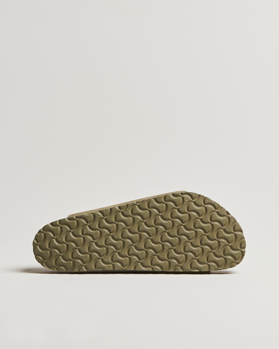 Hombres | Sandalias y chanclas | BIRKENSTOCK | Arizona Soft Footbed Faded Khaki Suede