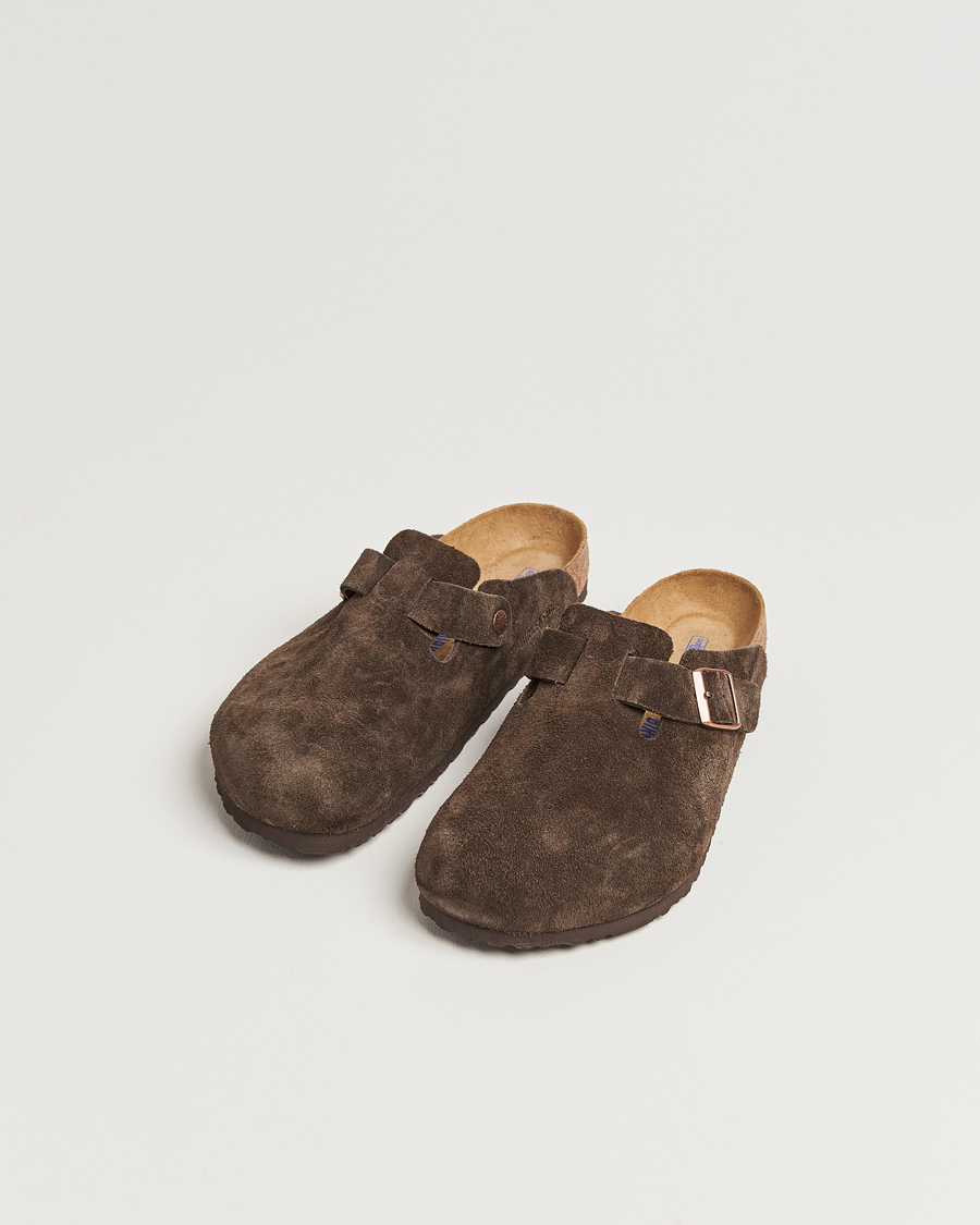 Hombres | Sandalias y chanclas | BIRKENSTOCK | Boston Soft Footbed Mocca Suede