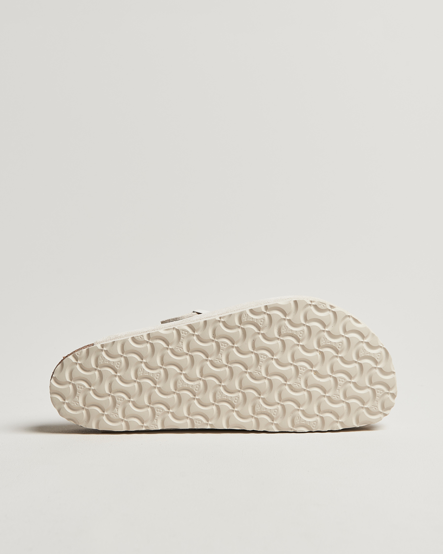 Hombres | BIRKENSTOCK Boston Classic Footbed Antique White Suede | BIRKENSTOCK | Boston Classic Footbed Antique White Suede