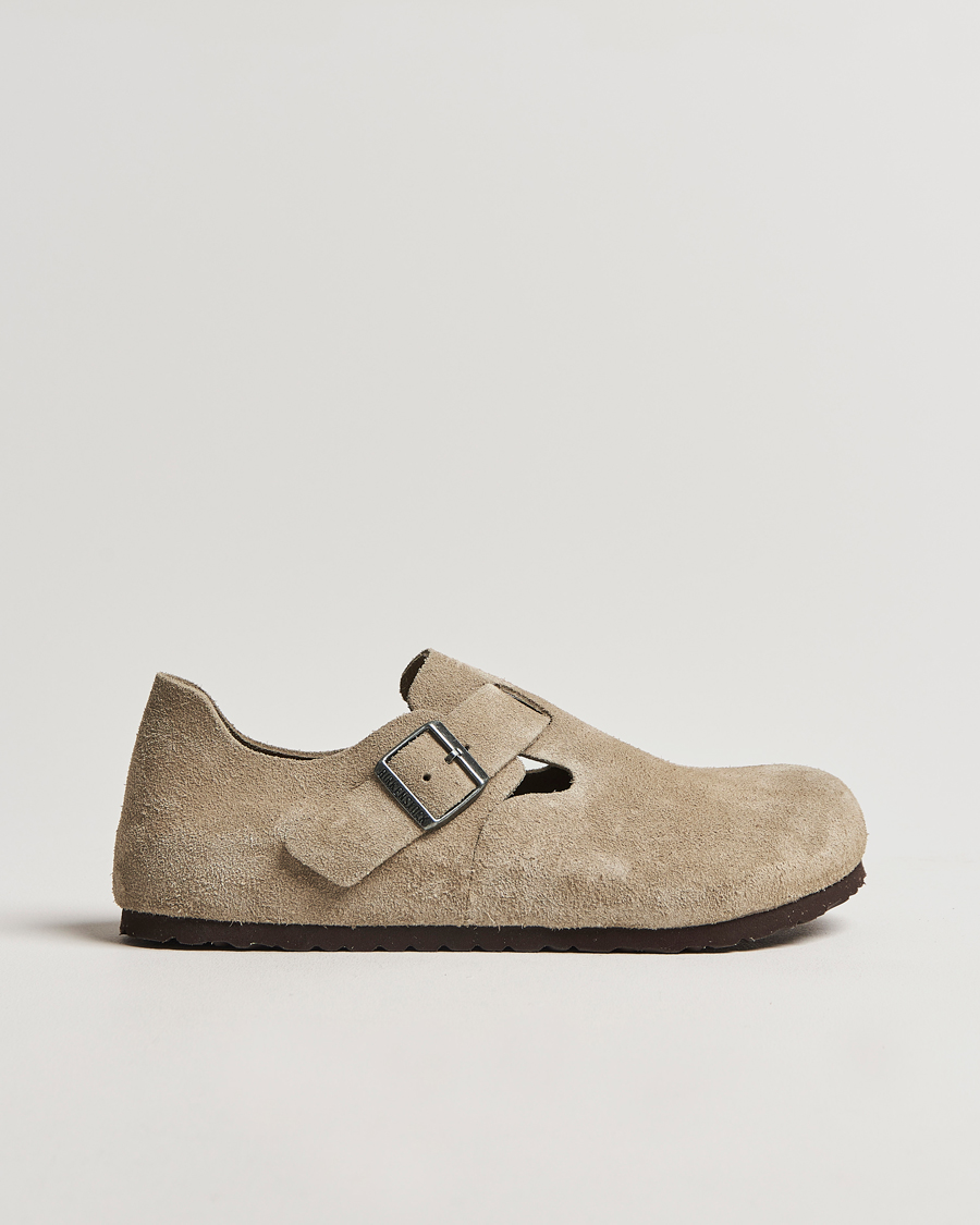 Hombres | Sandalias y chanclas | BIRKENSTOCK | London Suede Leather Taupe