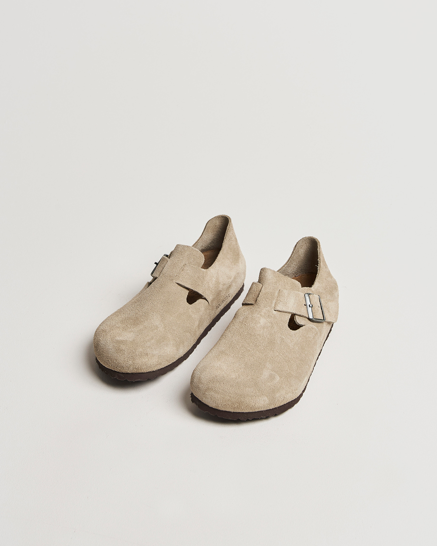 Hombres | Sandalias y chanclas | BIRKENSTOCK | London Suede Leather Taupe