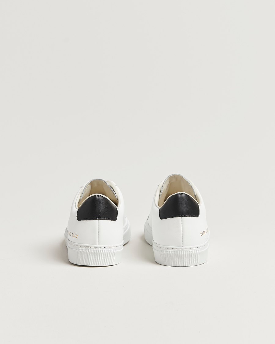 Hombres | Common Projects Retro Classic Leather Sneaker White/Black | Common Projects | Retro Classic Leather Sneaker White/Black