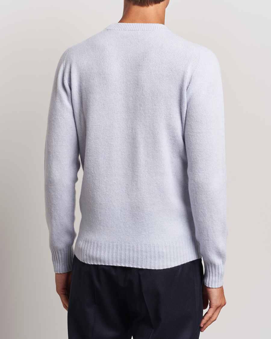Hombres | Jerséis y prendas de punto | Altea | Wool/Cashmere Crew Neck Pullover Light Blue