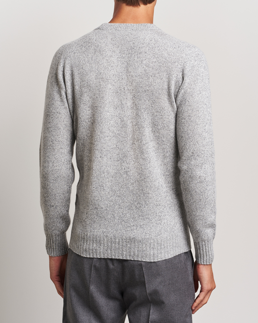 Hombres | Jerséis y prendas de punto | Altea | Wool/Cashmere Crew Neck Pullover Grey Melange