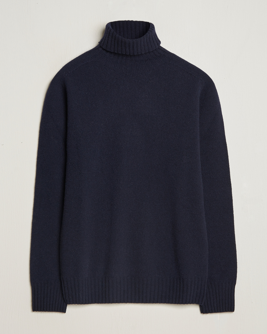 Hombres | Jerséis y prendas de punto | Altea | Wool/Cashmere Rollneck Navy
