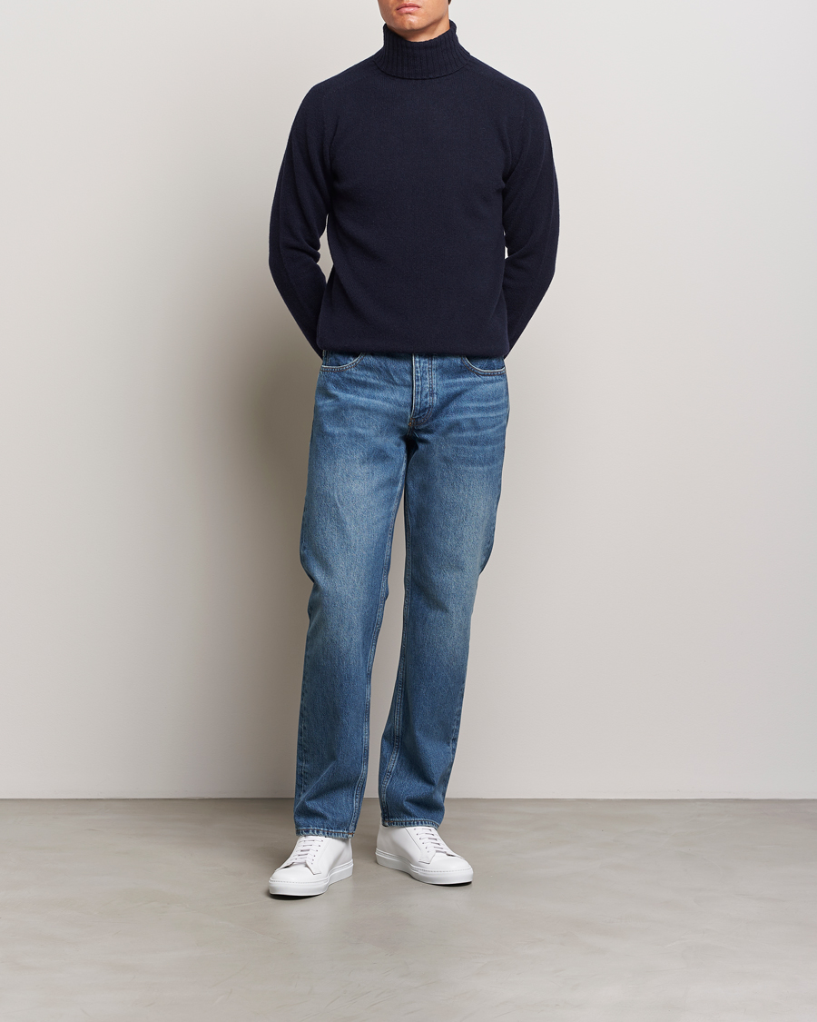 Hombres | Jerséis y prendas de punto | Altea | Wool/Cashmere Rollneck Navy