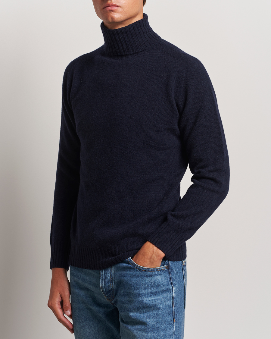 Hombres | Jerséis y prendas de punto | Altea | Wool/Cashmere Rollneck Navy