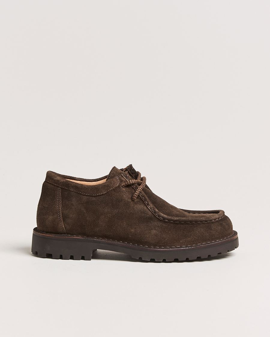 Hombres | Astorflex Beenflex Rubber Sole Shoe Dark Brown Suede | Astorflex | Beenflex Rubber Sole Shoe Dark Brown Suede