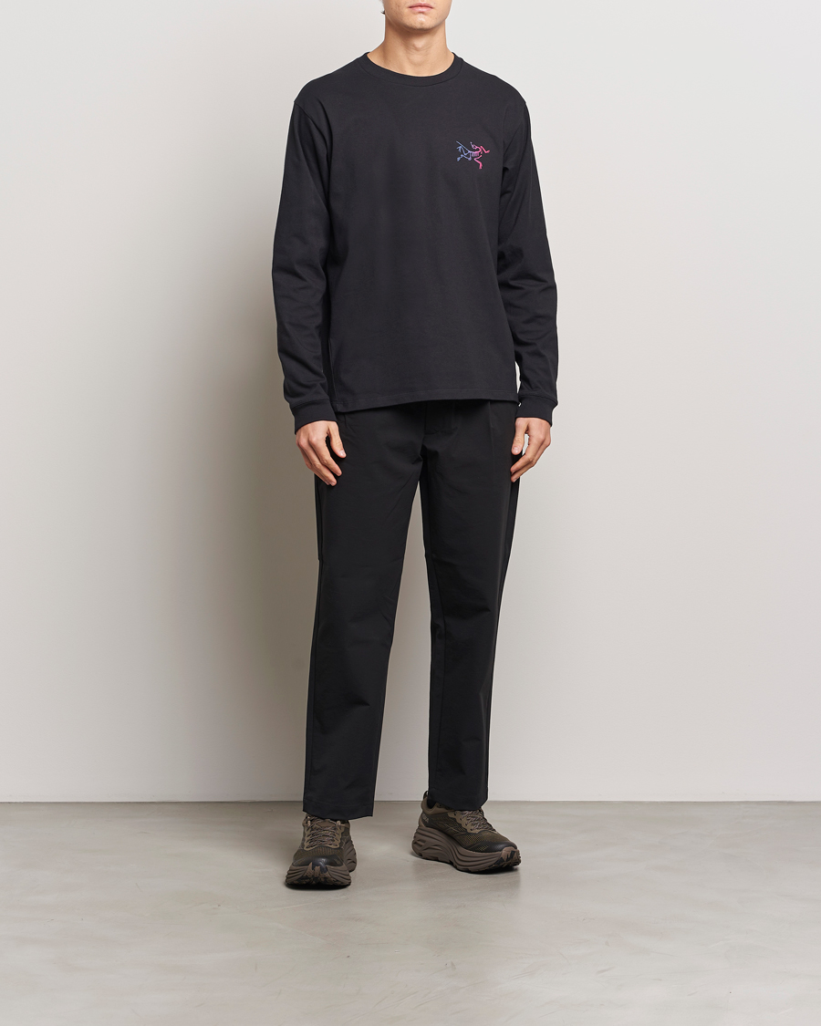 Hombres | Camisetas | Arc'teryx | Kragg Heavy Cotton Long Sleeve T-Shirt Black
