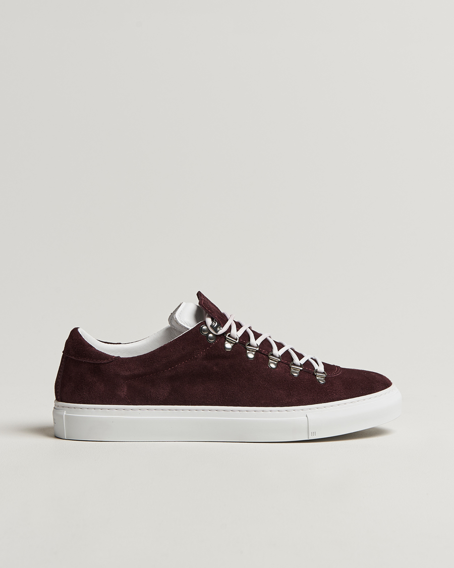 Hombres | Diemme Marostica Low Sneaker Dark Cherry Suede | Diemme | Marostica Low Sneaker Dark Cherry Suede