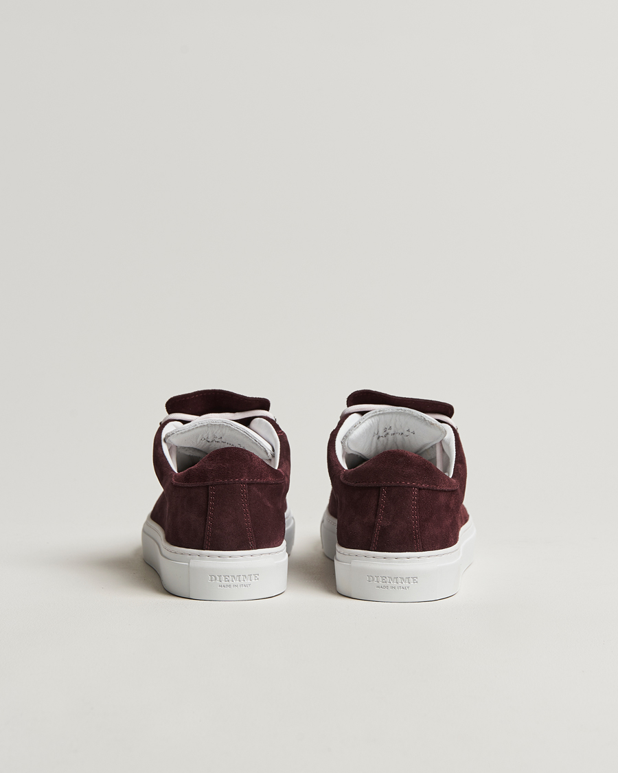 Hombres | Diemme Marostica Low Sneaker Dark Cherry Suede | Diemme | Marostica Low Sneaker Dark Cherry Suede