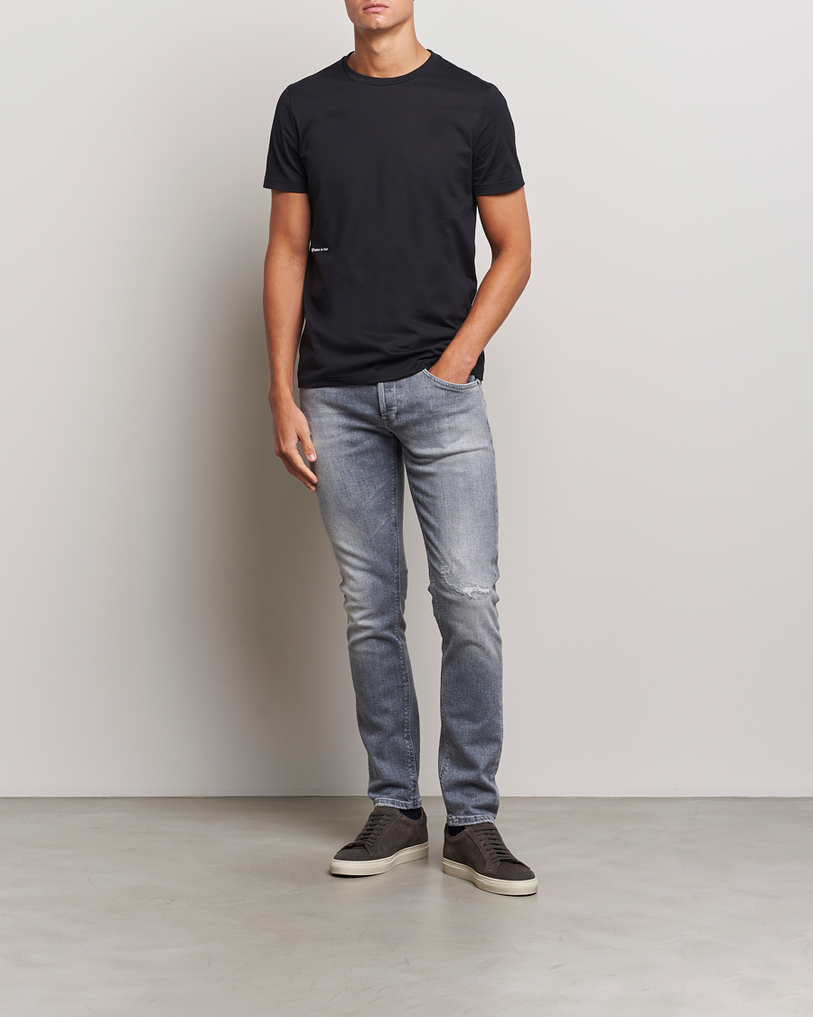 Hombres | Vaqueros | Dondup | George Light Distressed Jeans Light Grey
