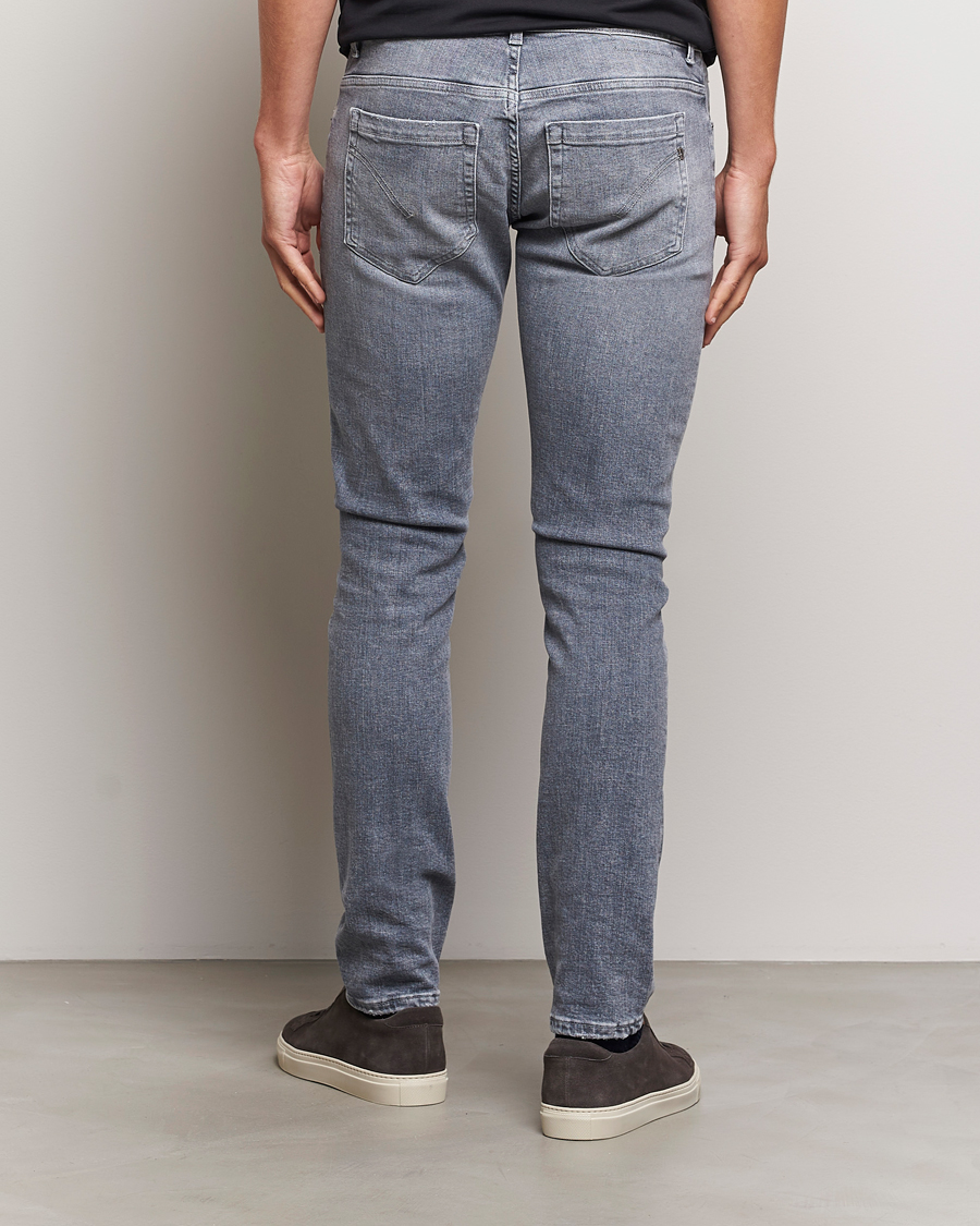 Hombres | Vaqueros | Dondup | George Light Distressed Jeans Light Grey