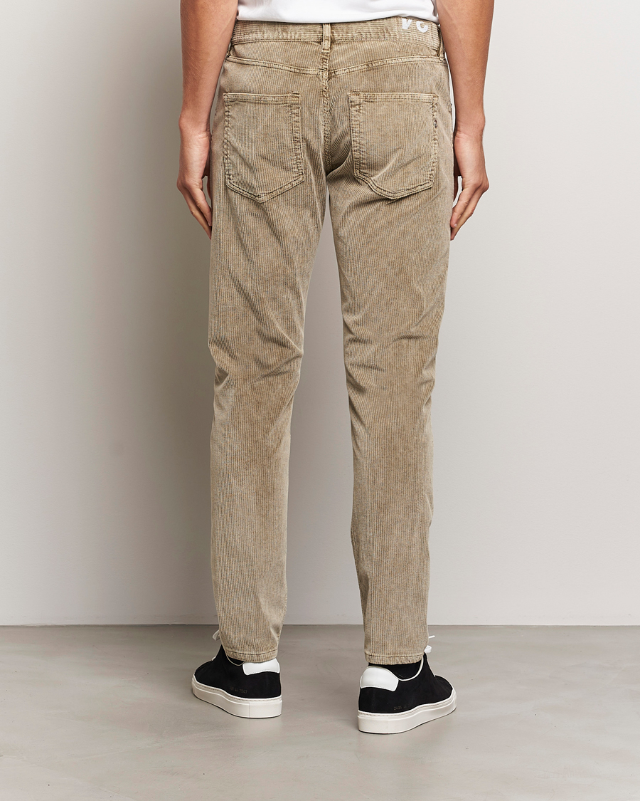 Hombres | Pantalones | Dondup | Icon Corduroy Trousers Khaki
