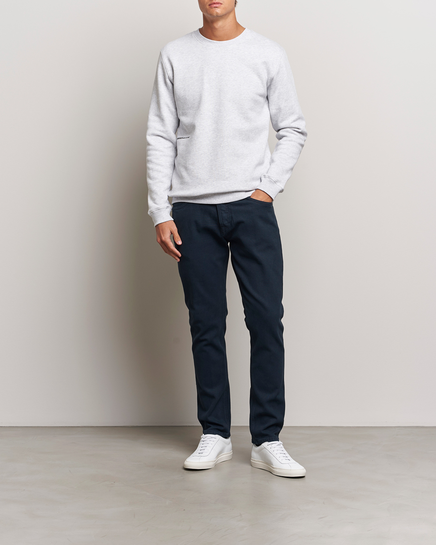 Hombres | Jerséis y prendas de punto | Dondup | Logo Crew Neck Sweatshirt Grey Melange