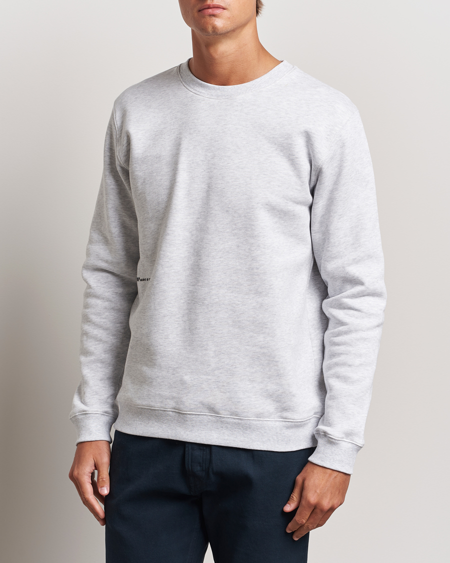 Hombres | Jerséis y prendas de punto | Dondup | Logo Crew Neck Sweatshirt Grey Melange