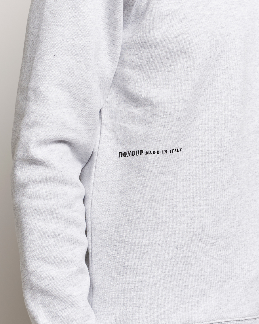 Hombres | Jerséis y prendas de punto | Dondup | Logo Crew Neck Sweatshirt Grey Melange