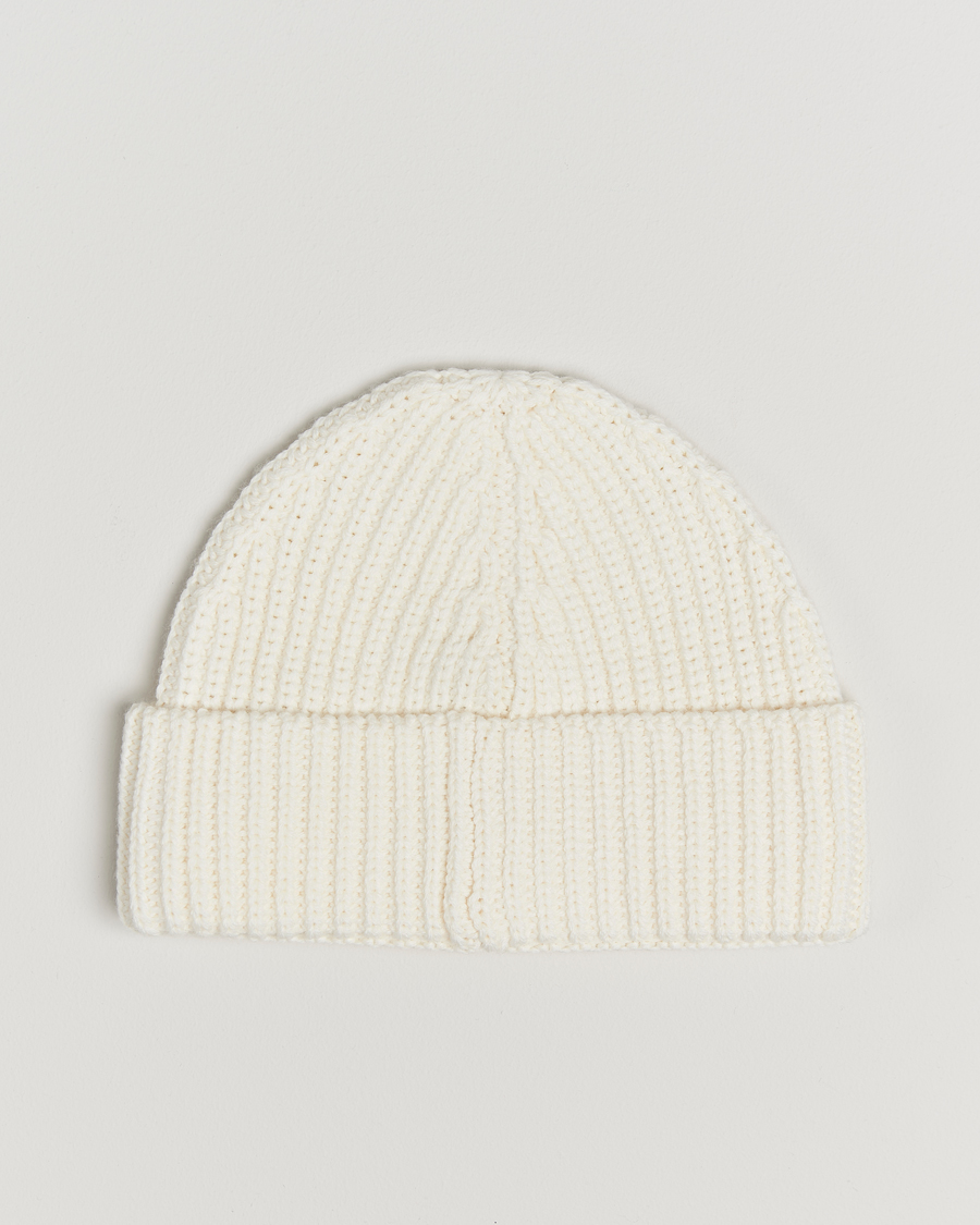 Hombres | Dondup Ribbed Beanie Off White | Dondup | Ribbed Beanie Off White