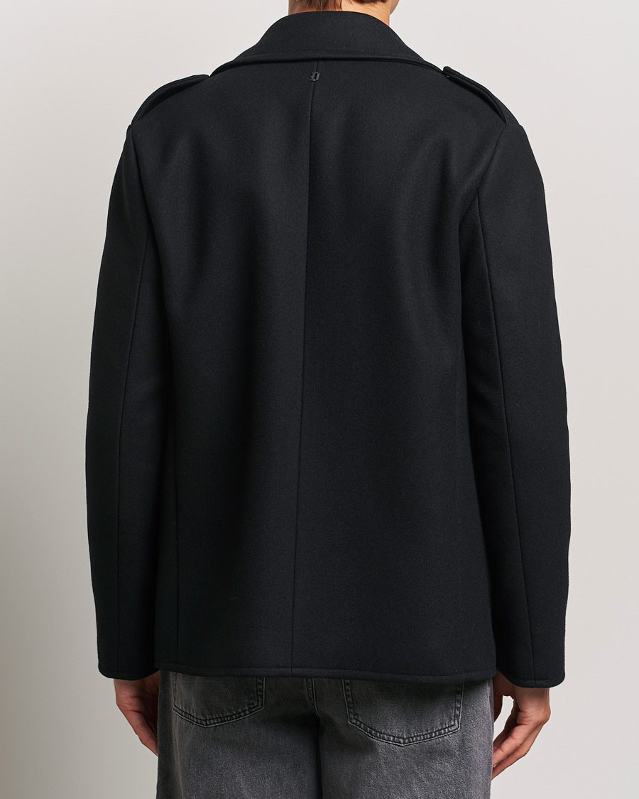 Hombres | Abrigos y chaquetas | Dondup | Wool Peacoat Black