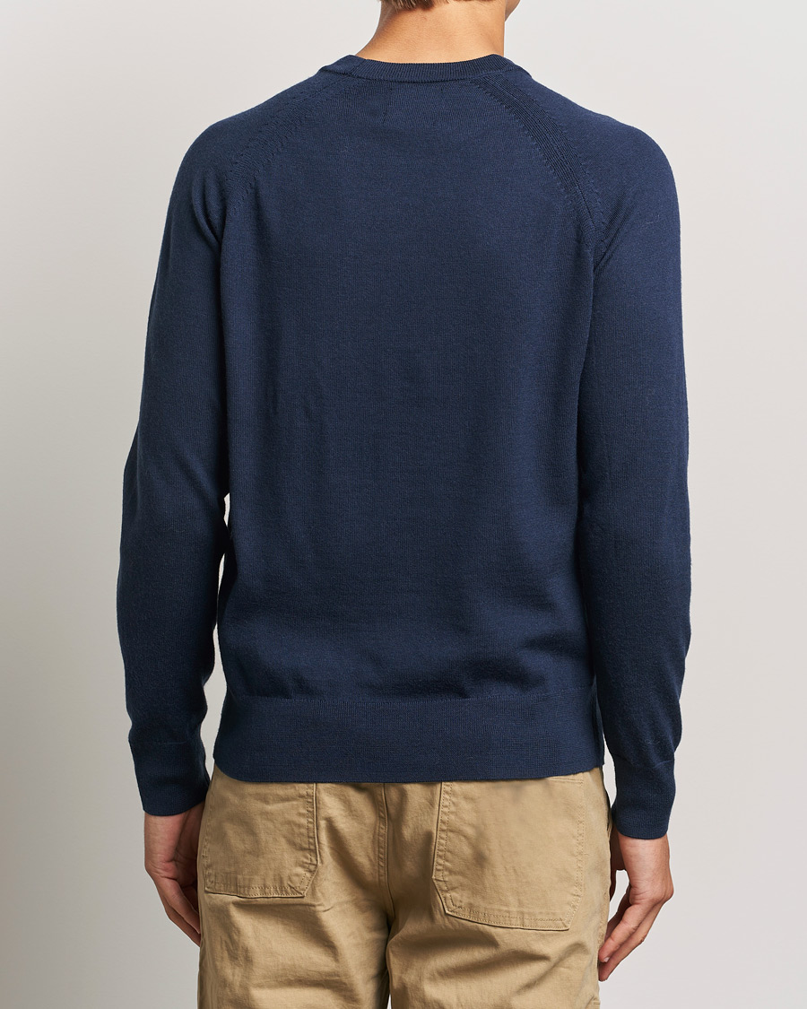 Hombres | Jerséis y prendas de punto | Dockers | Washable Merino Crewneck Navy Blazer