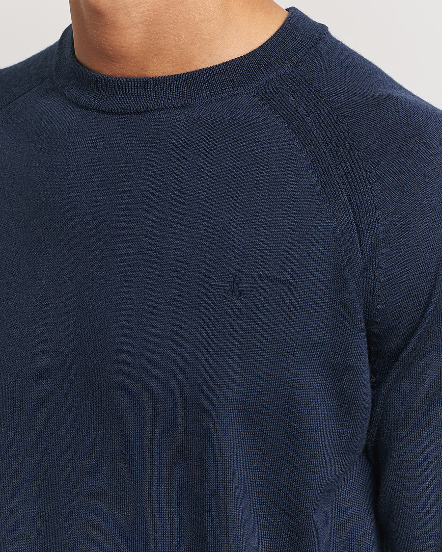 Hombres | Jerséis y prendas de punto | Dockers | Washable Merino Crewneck Navy Blazer